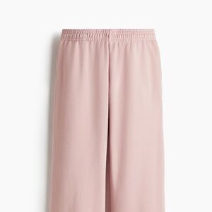 Pink wide leg pants. H&M. Size XS